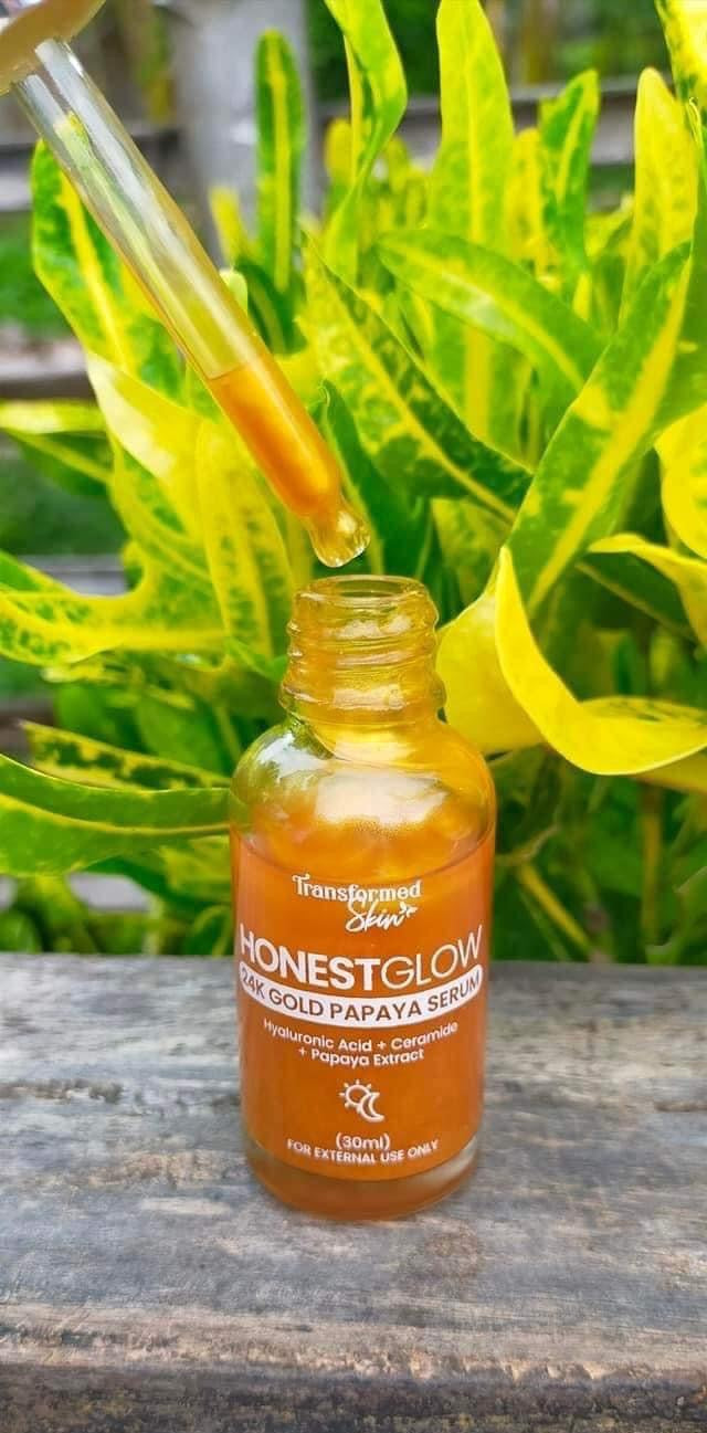 Transformed Skin - Honest Glow 24K Golf Papaya Serum 30 ML