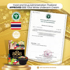 888 Total Whitening Underarm Cream 35g - BLACK