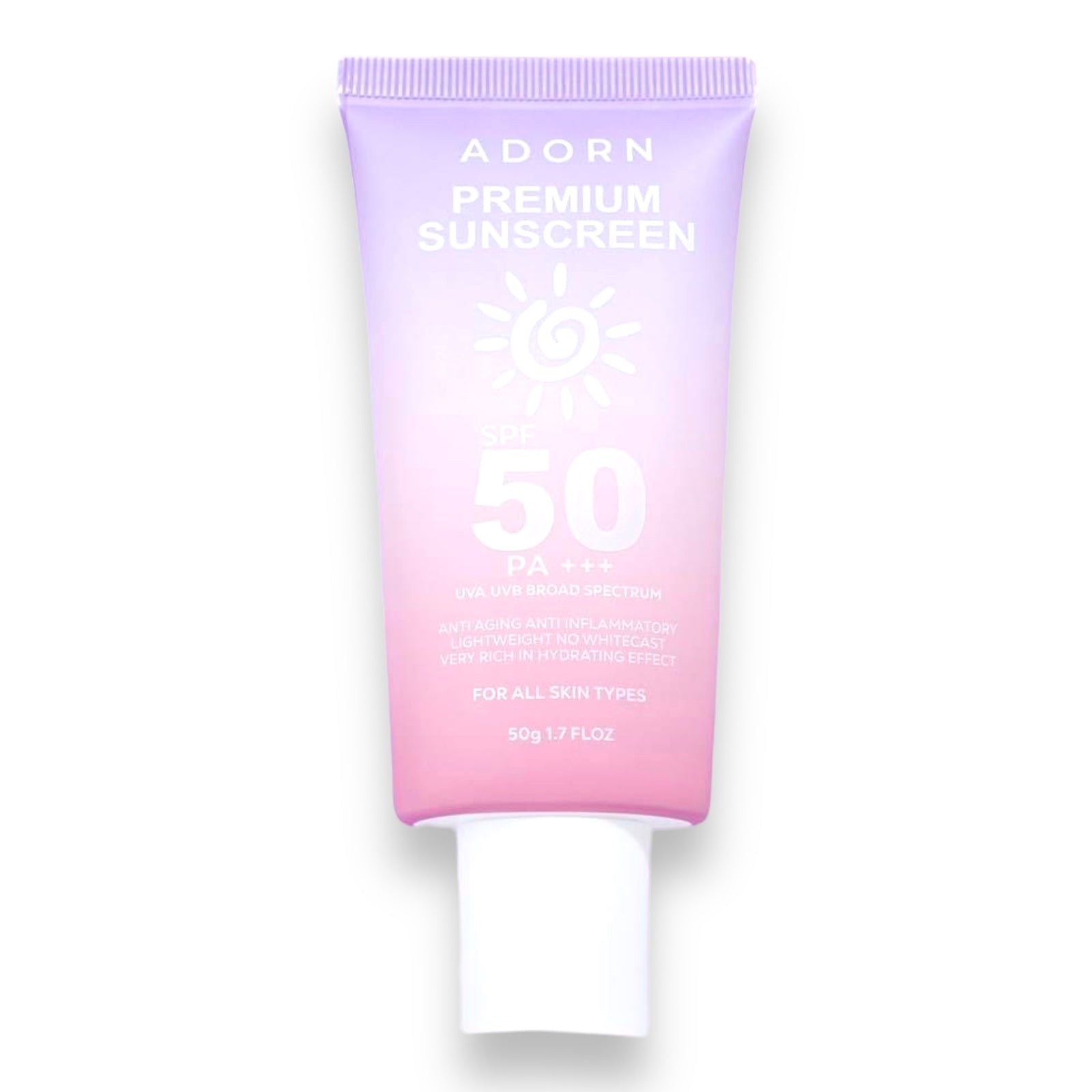 ADORN - Premium Sunscreen SPF 50 - 50g ( regular sunscreen )