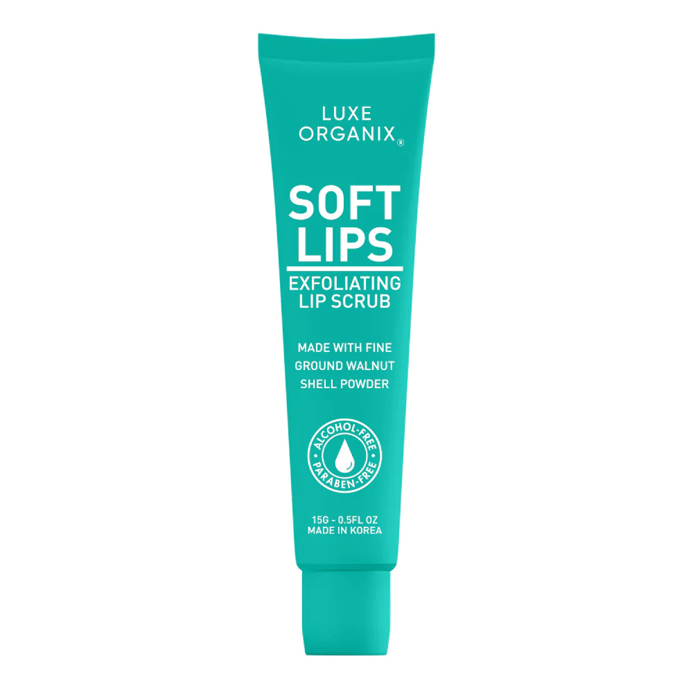 Exfolating Lips Luxe Organix - Soft Lips - Exfoliating Lip Scrub 15G – My Care Kits