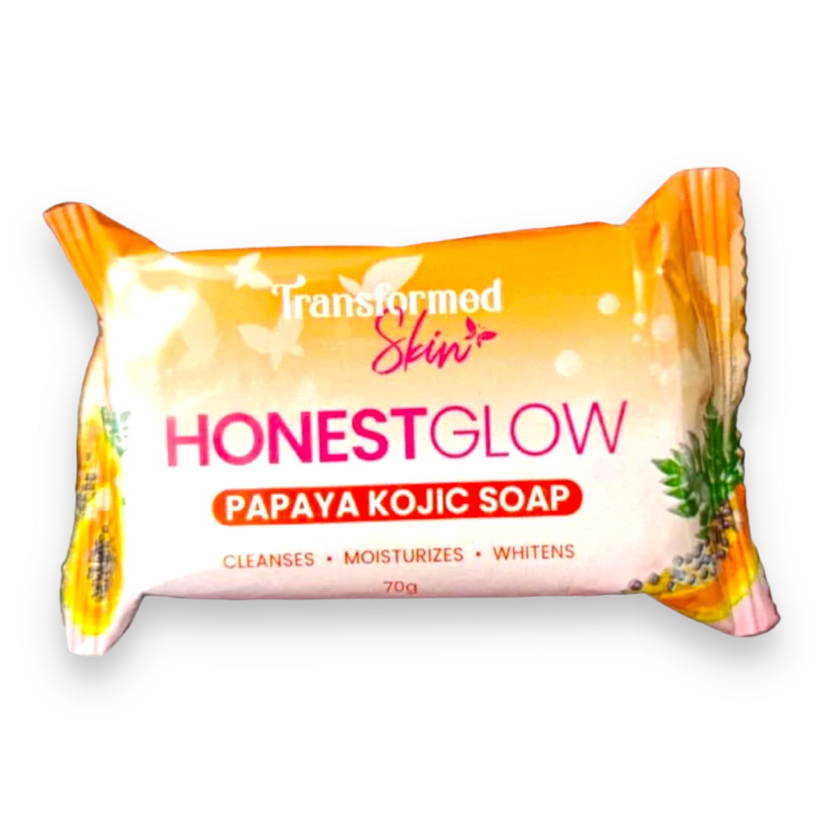 Transformed Skin - Honest Glow Kojic Papaya Soap - 5pcs x 70g