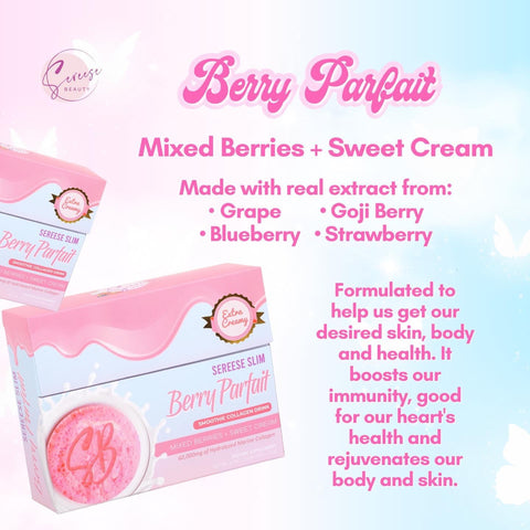Sereese Slim - Berry Parfait - Mixed Berries Sweet Cream - 210G