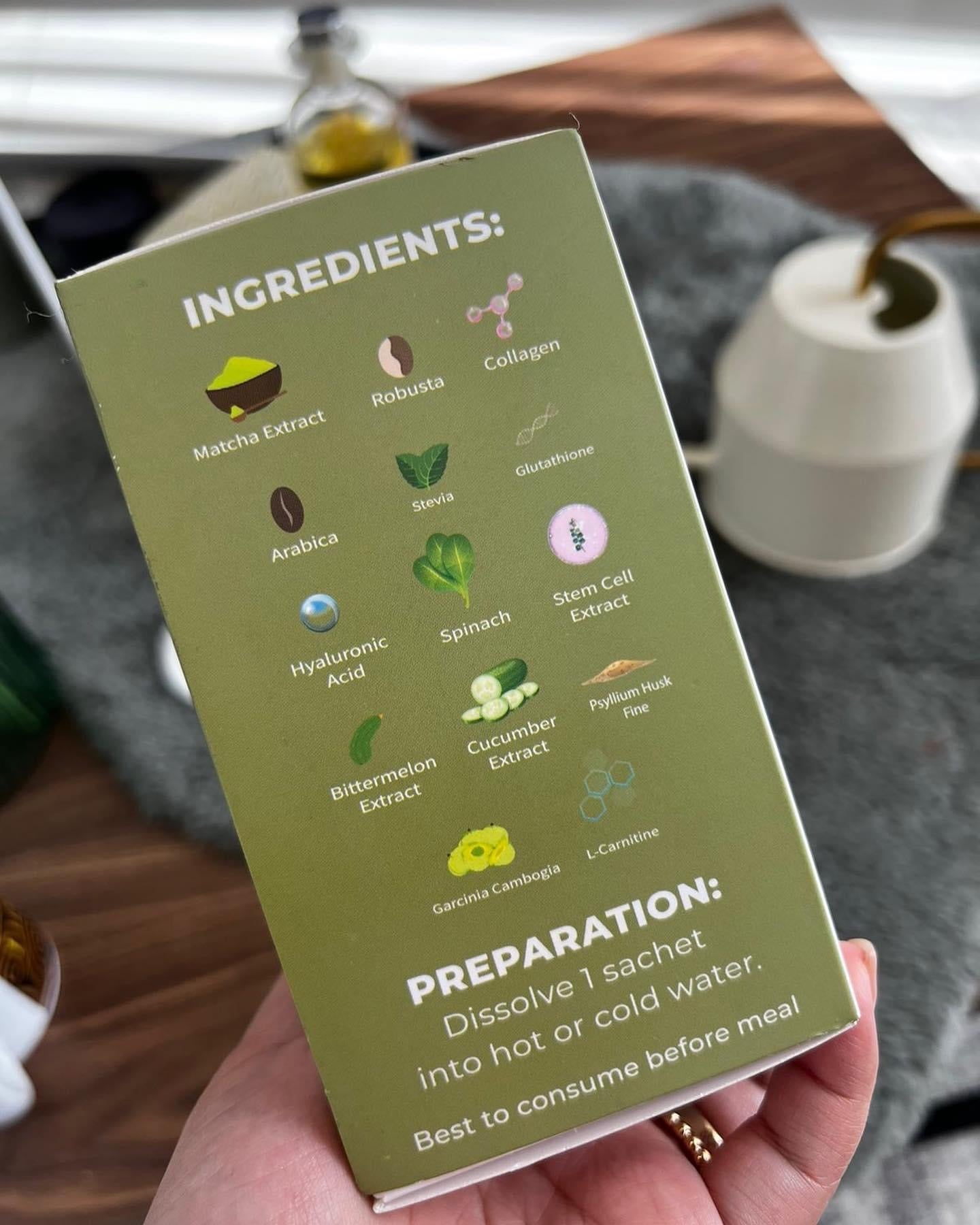 Luxe Slim - MATCHA Detoxy Coffee 8 x 21g