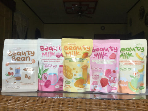 Dear Face - Beauty Milk - Premium Japanese Sweet MANGO  - Antioxidant Drink 180g
