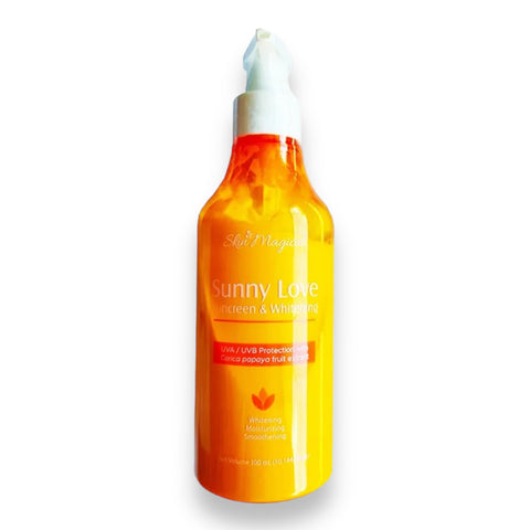 Skin Magical - SUNNY LOVE Sunscreen & Whitening Lotion 300 ML  (Yellow)