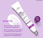 Luxe Organix Retinol + Bakuchiol Overnight Glow Gentle Treatment Cream 30g