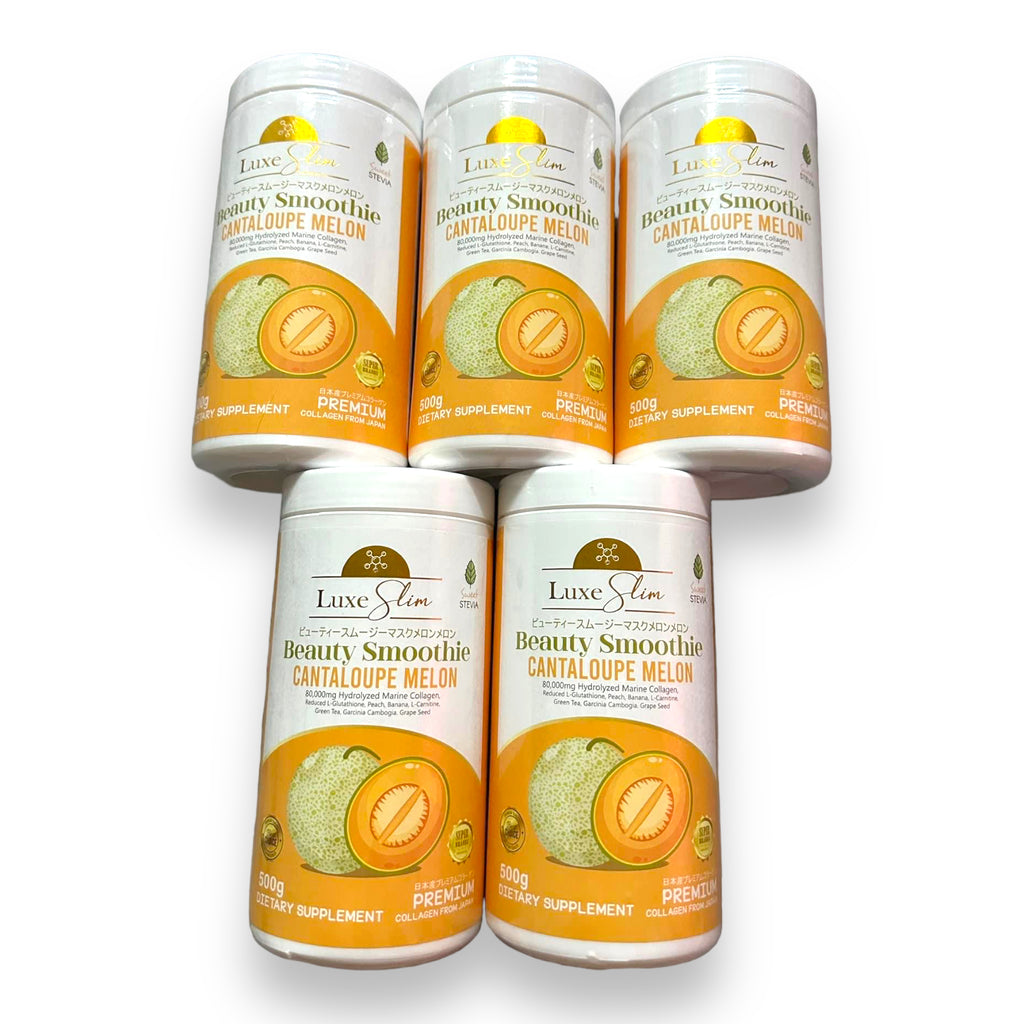 Luxe Slim - Beauty Smoothie Cantaloupe Melon Canister - 500g ( HALF KILO )
