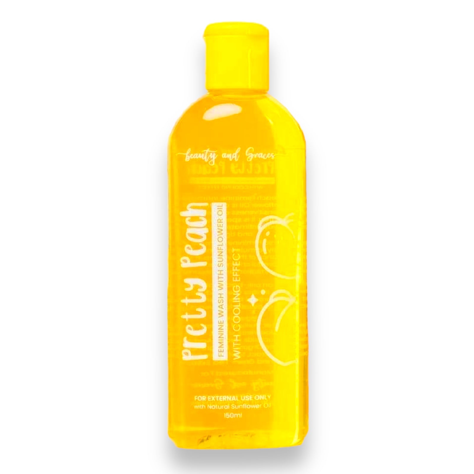 Beauty and Graces - Pretty Peach Feminine Wash with Sunflower Oil 150ML