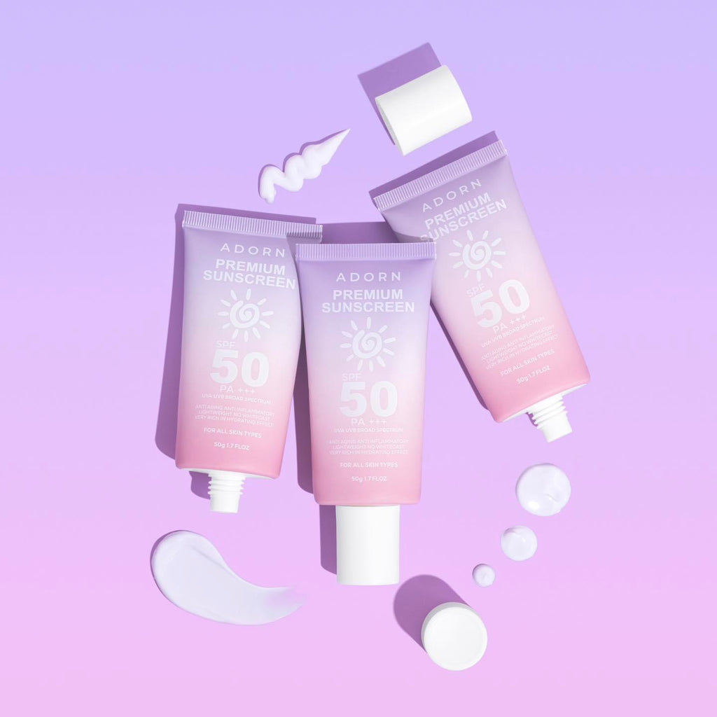 ADORN - Premium Sunscreen SPF 50 - 50g ( regular sunscreen )