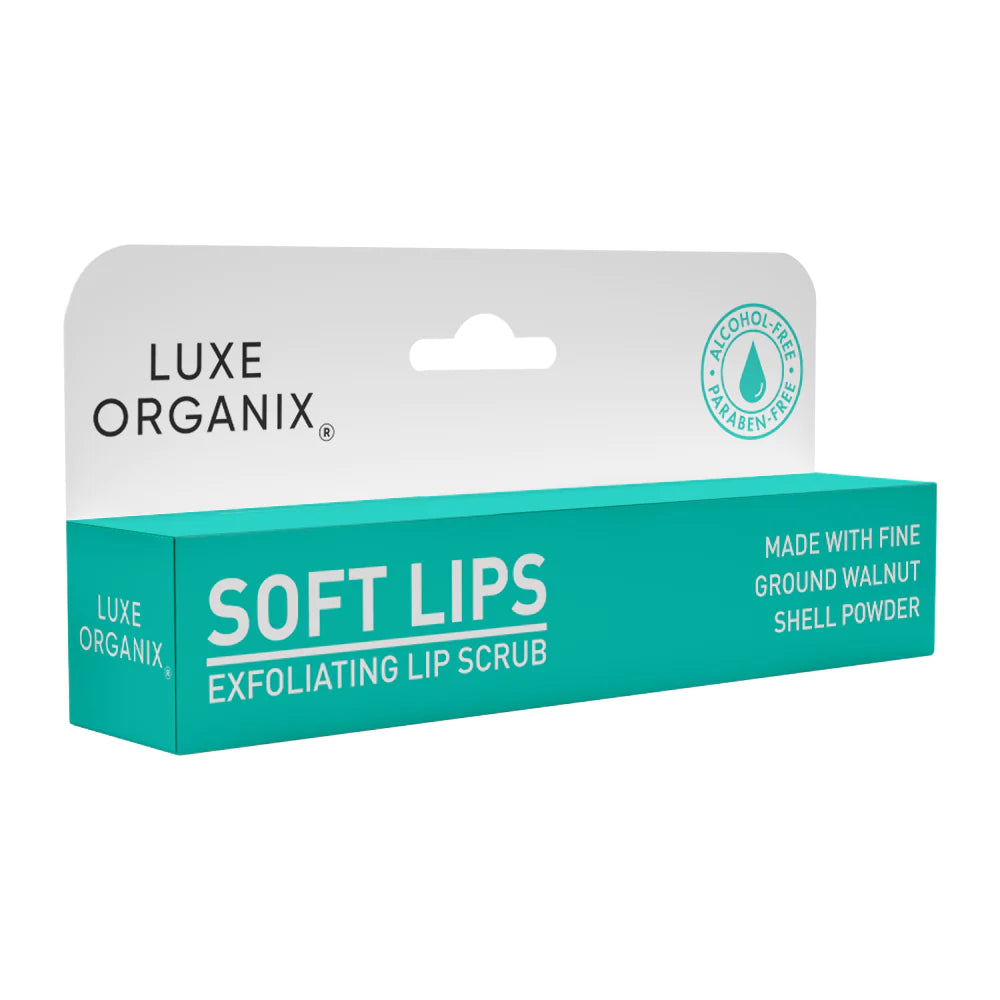 Exfolating Lips Luxe Organix - Soft Lips - Exfoliating Lip Scrub 15G – My Care Kits