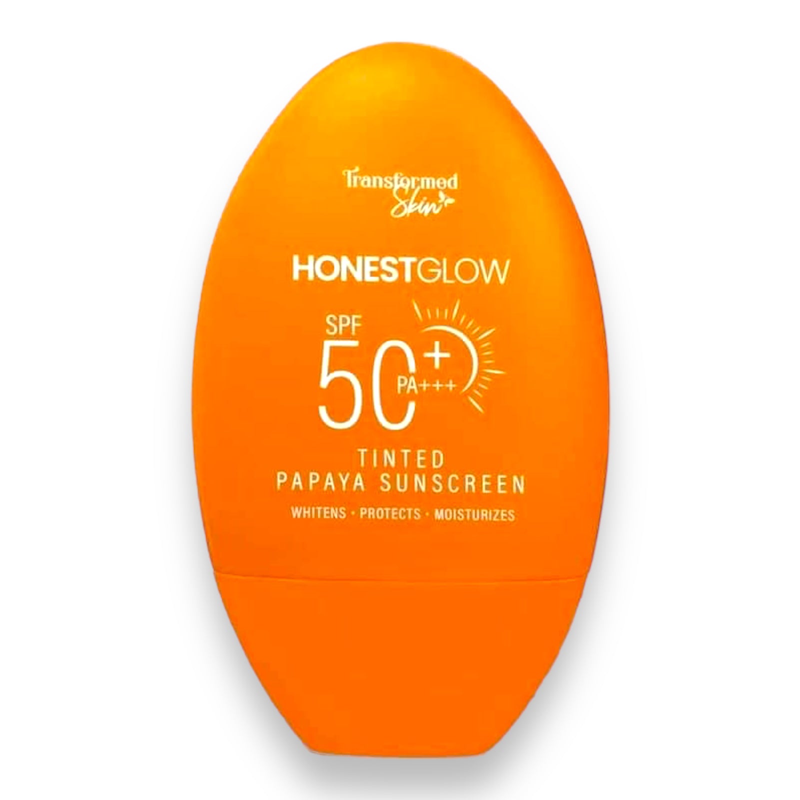 Transformed Skin -  Honest Glow Tinted Papaya Sunscreen SPF 50 PA+++, 50g
