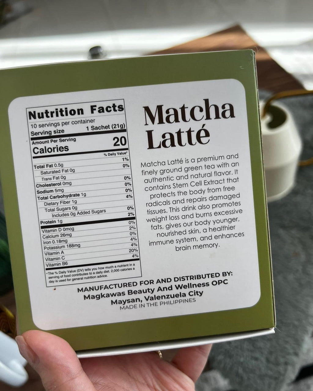 Luxe Slim - MATCHA Detoxy Coffee 8 x 21g