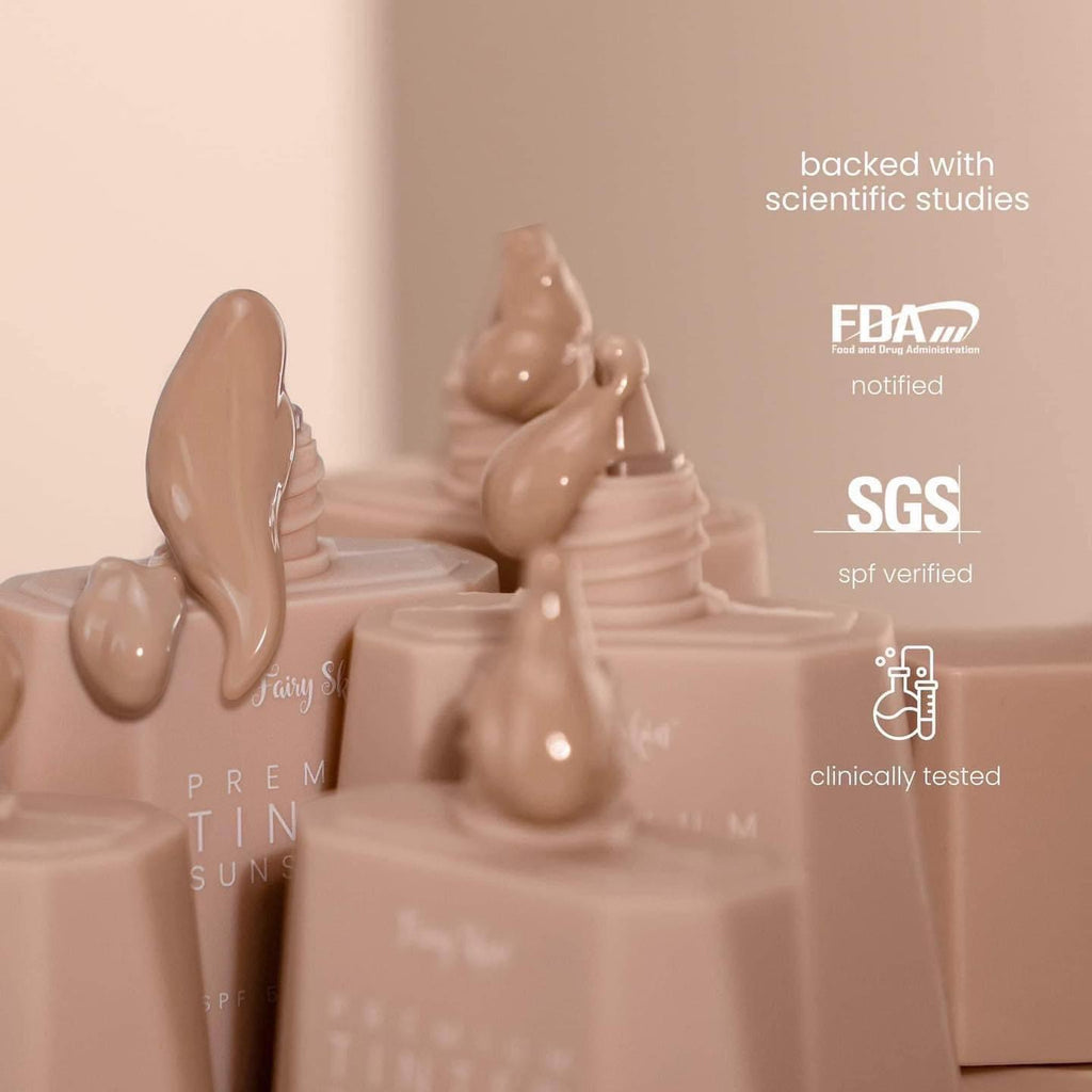 Fairy Skin - Premium TINTED SUNSCREEN SPF 50 PA ++++ 50 ML