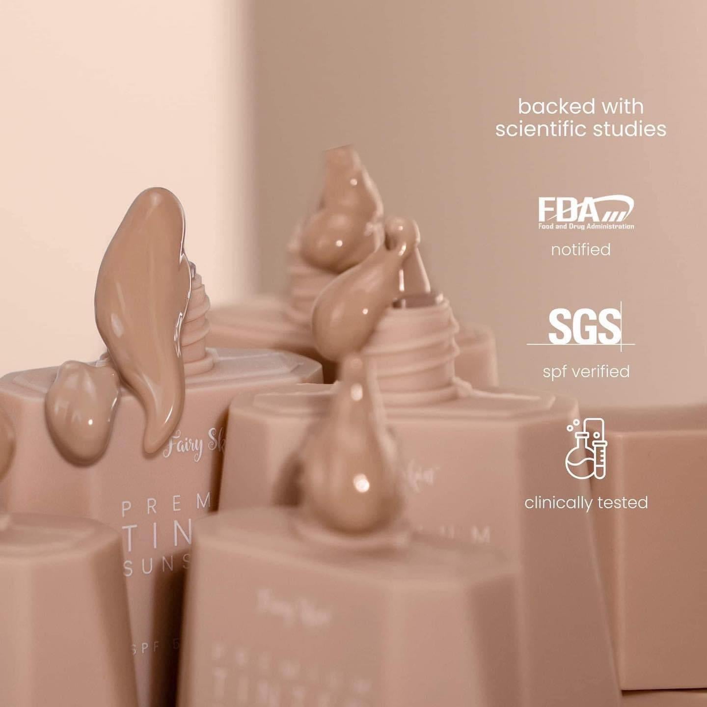 Fairy Skin - Premium TINTED SUNSCREEN SPF 50 PA ++++ 50 ML