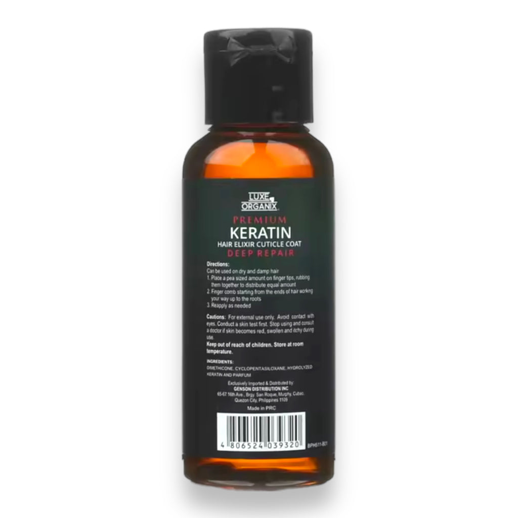 Luxe Organix - Premium Keratin Hair Elixir - CUTICLE COAT 50 ML