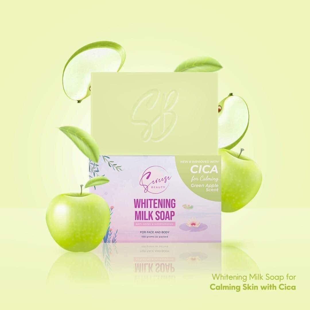 Sereese Beauty - Whitening Milk Soap - NEW VARIANTS - Retinol, Niacinamide, Vitamin C, Cica, Collagen 100g