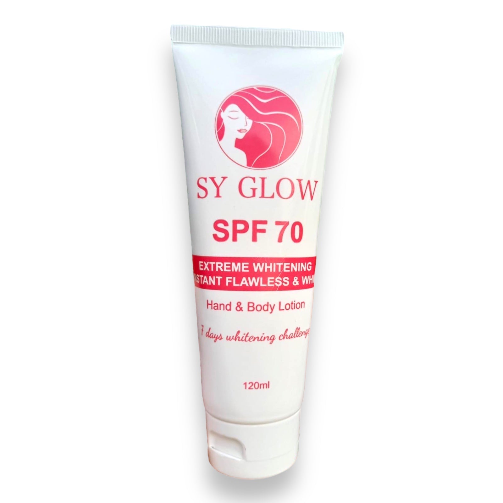 SY GLOW - Extreme Whitening Instant Flawless & White Hand and Body Lotion SPF 70 - 120ml