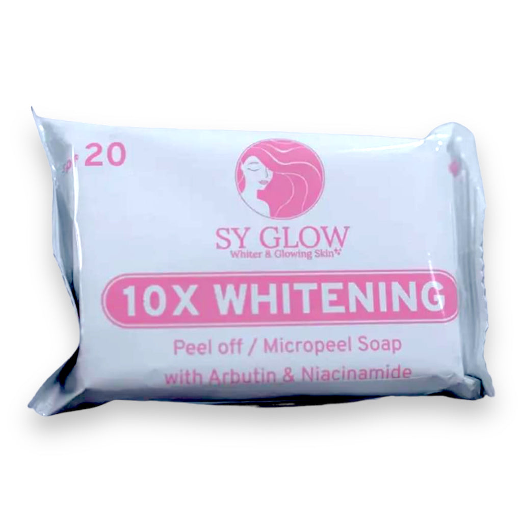 SY GLOW - 10X Whitening Peel Off / Micropeel Soap SPF 20 - 75g