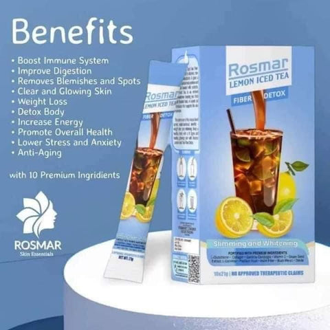 Rosmar - Lemon Iced Tea Fiber Detox 210g