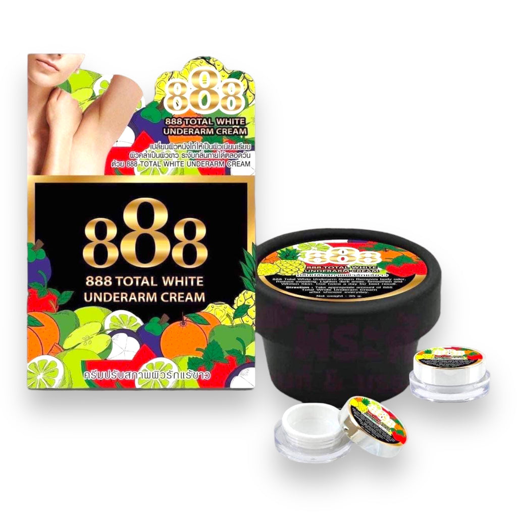 888 Total Whitening Underarm Cream 35g - BLACK