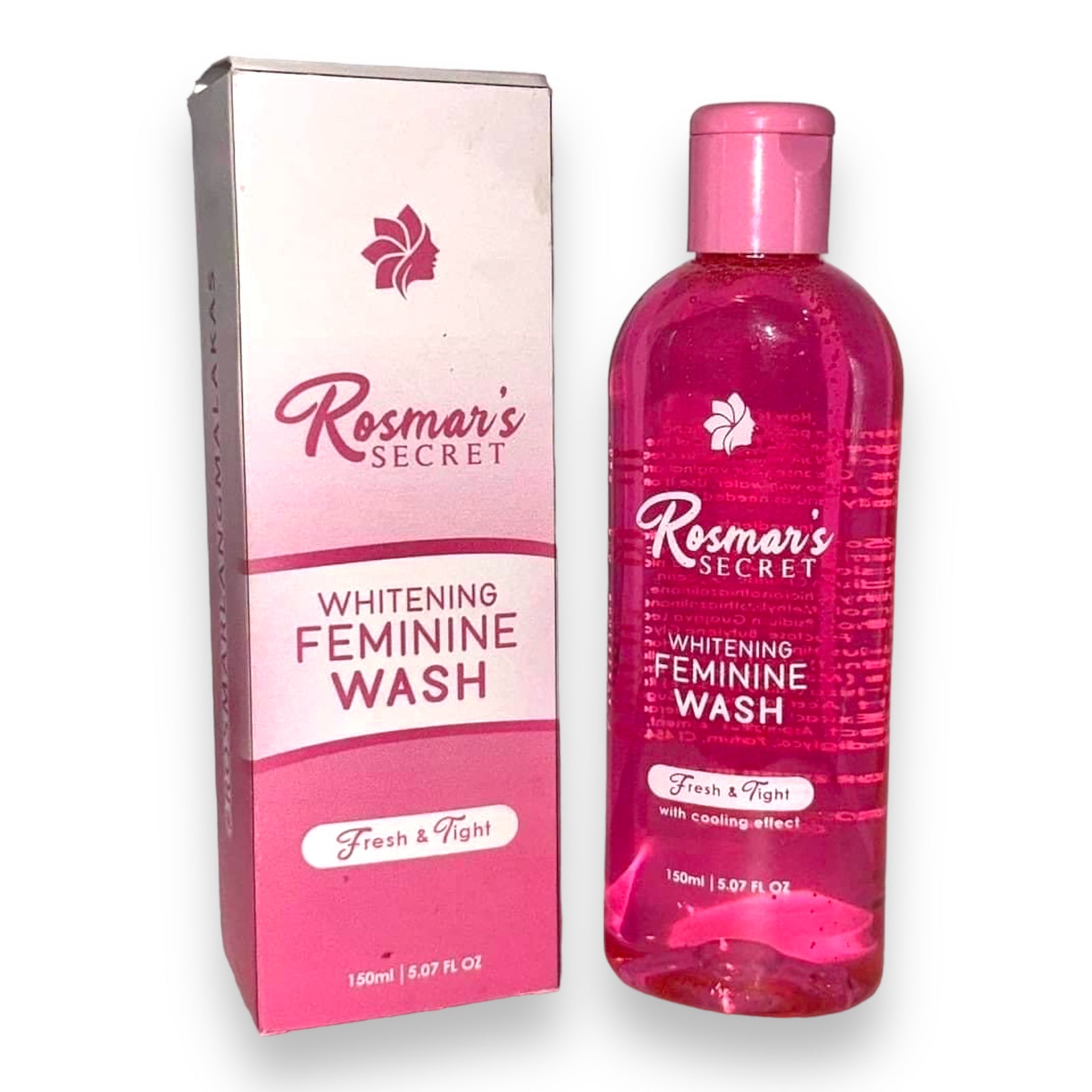 Rosmar - Rosmar’s Secret Whitening Feminine Wash - Fresh & Tight with cooling Effect 150ML - ( PINK )