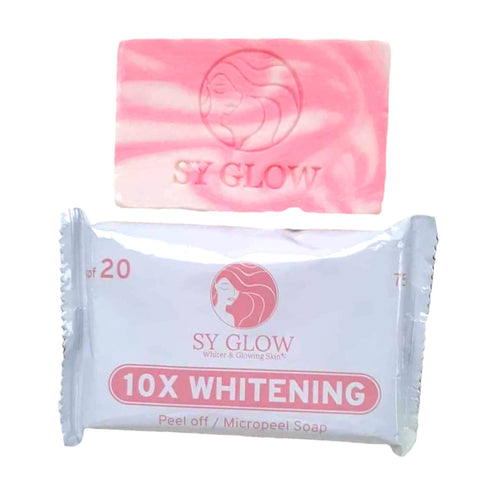 SY GLOW - 10X Whitening Peel Off / Micropeel Soap SPF 20 - 75g