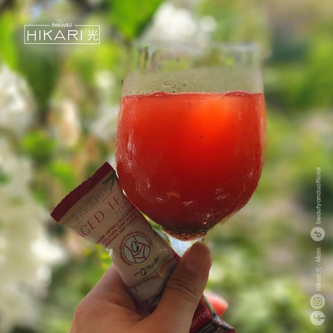 Hikari - Iced Tea Mixed Berries - Detox Slimming Drink 210g