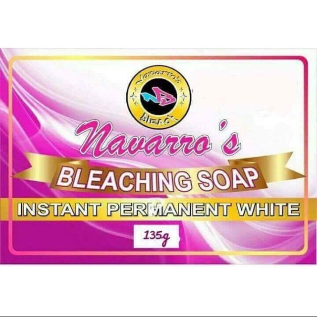 Navarro's Bleaching Soap Instant Permanent White (pink box) - My Care Kits