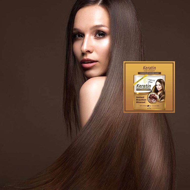 Keratin Hair Therapy Chocolate Golden Mask by Merry Sun - My Care Kits