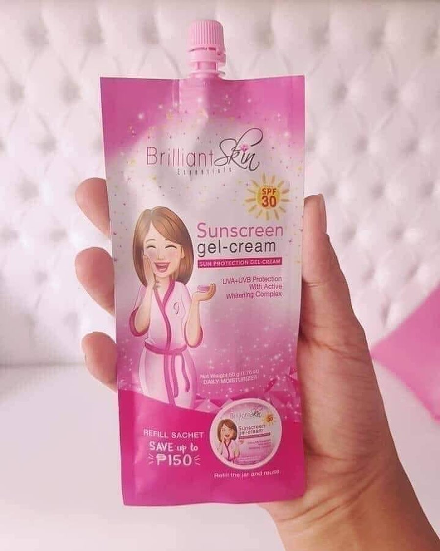 Brilliant Skin Essentials Sunblock / Sunscreen Cream Refill Sachet 50g - My Care Kits