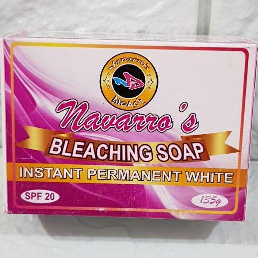 Navarro's Bleaching Soap Instant Permanent White (pink box) - My Care Kits