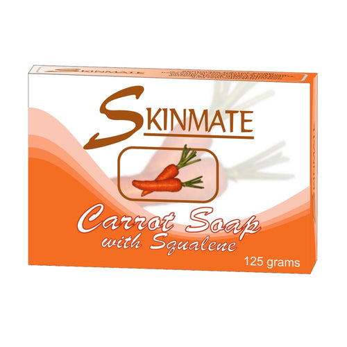 SkinMate Squalene Carrot Soap with Squalene, Carrot Extract and Sunblock 125g - My Care Kits