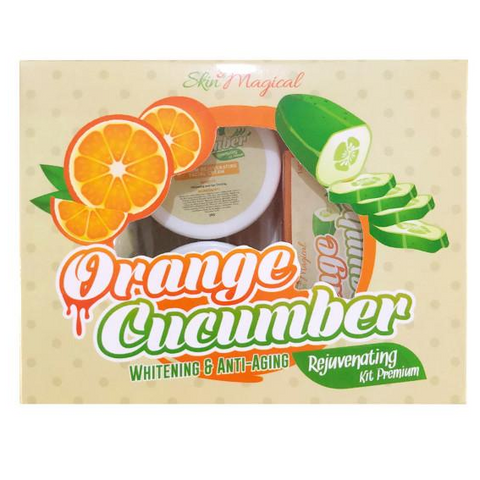 Skin Magical Orange Cucumber Whitening and Anti-aging Rejuvenating Set