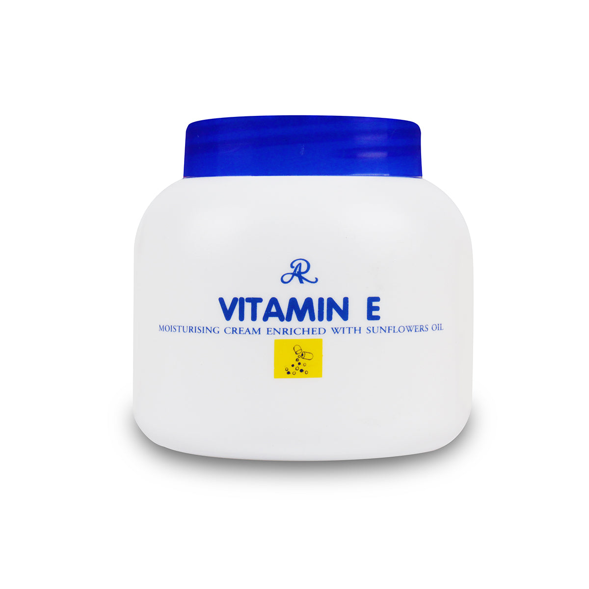 AR Vitamin E Moisturizing Cream Enriched With Sunflower Oil 200g (Blue Lid) - My Care Kits