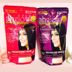 Ahglow Hair Rebonding Set Straightening and Neutralizing Cream Set - My Care Kits