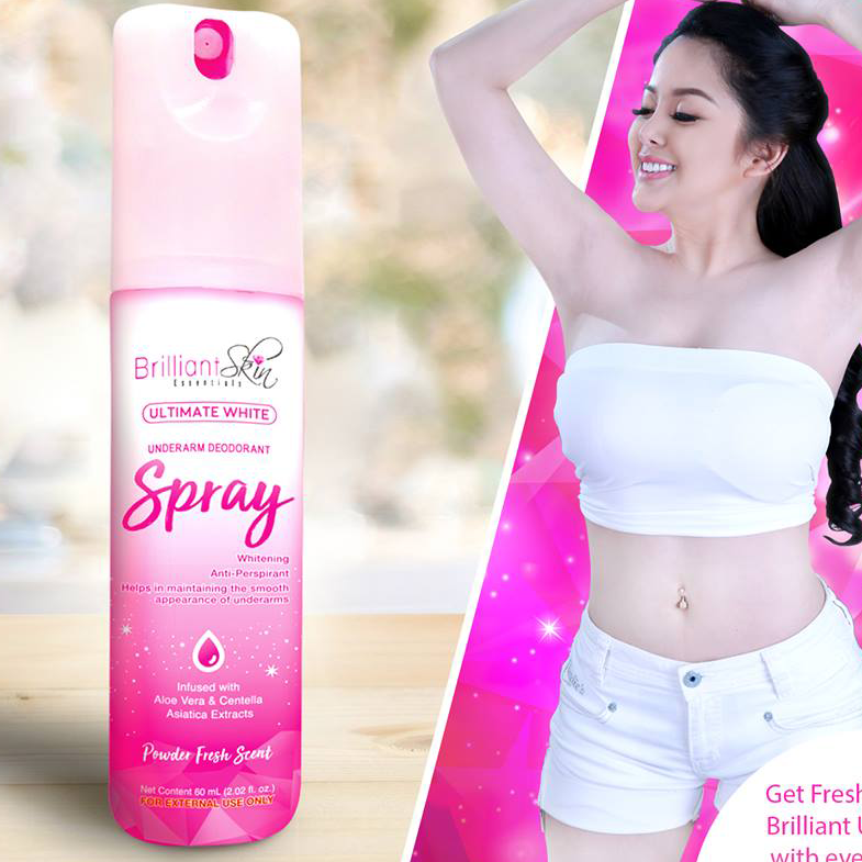 Brilliant Skin Essentials Ultimate White Under Arm Deodorant Spray - My Care Kits