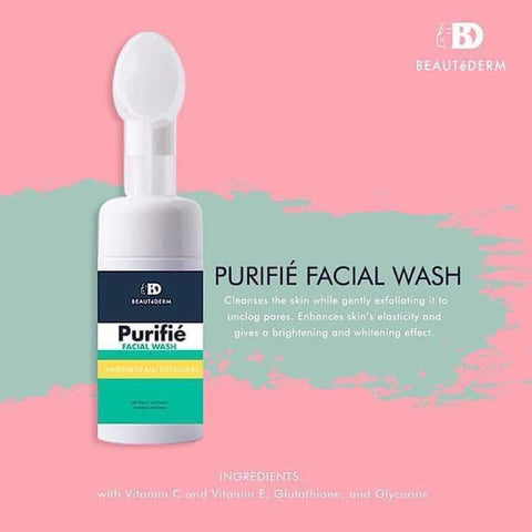 Beautederm Purifie Facial Wash Whitening and Exfoliating