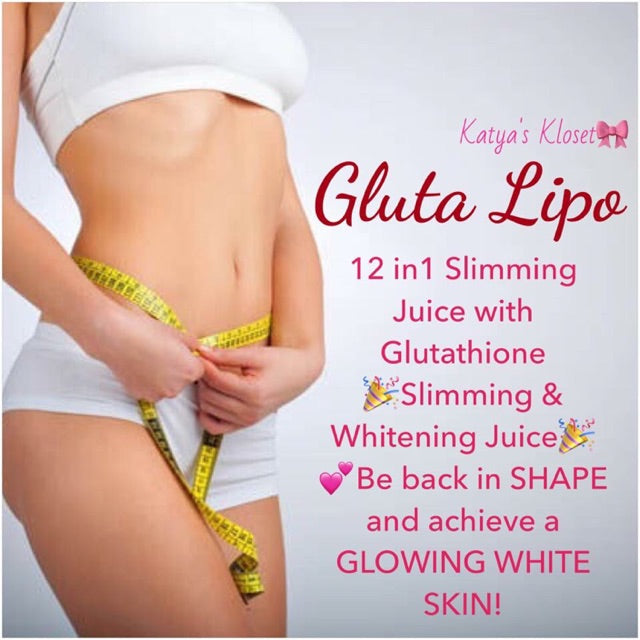 Gluta Lipo Lemon Juice 12 in 1 WHITENING AND SLIMMING LEMON FLAVOR JUICE - My Care Kits