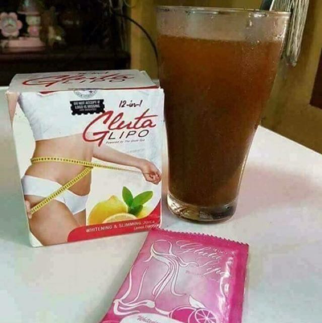 Gluta Lipo Lemon Juice 12 in 1 WHITENING AND SLIMMING LEMON FLAVOR JUICE - My Care Kits