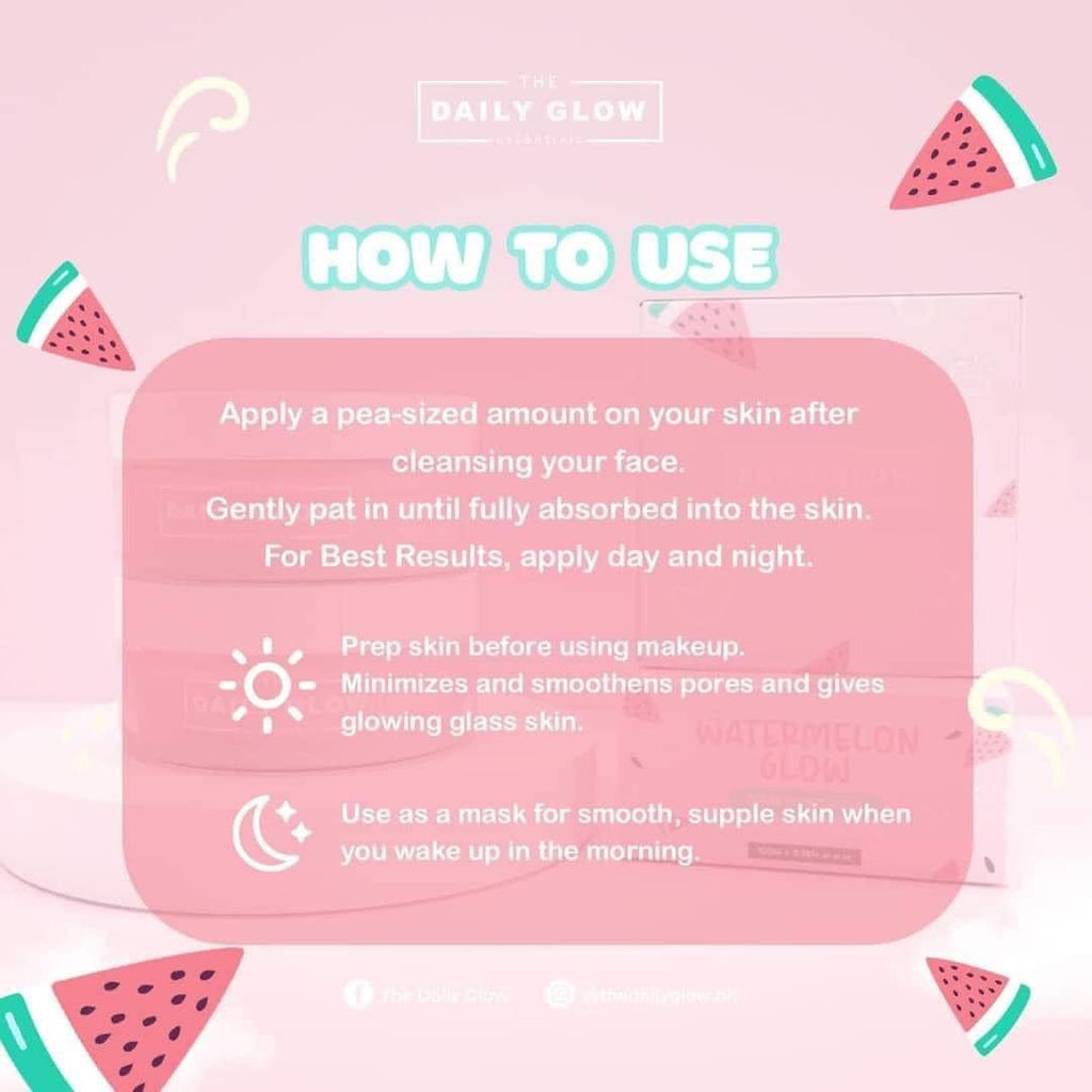 The Daily Glow - Watermelon Glow Aqua Moisturizer 100ml - My Care Kits