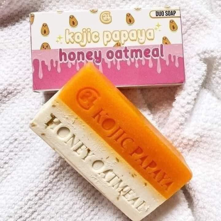 G21 Kojic Papaya Honey Oatmeal Soap - Duo Soap - My Care Kits