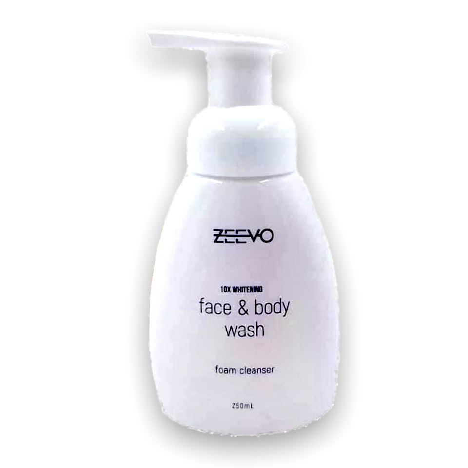 ZEEVO 10X Whitening Face & Body Wash 250ml koi