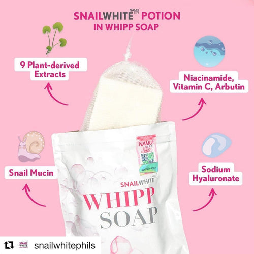 SnailWhite Whipp Soap by Namu 100g - My Care Kits