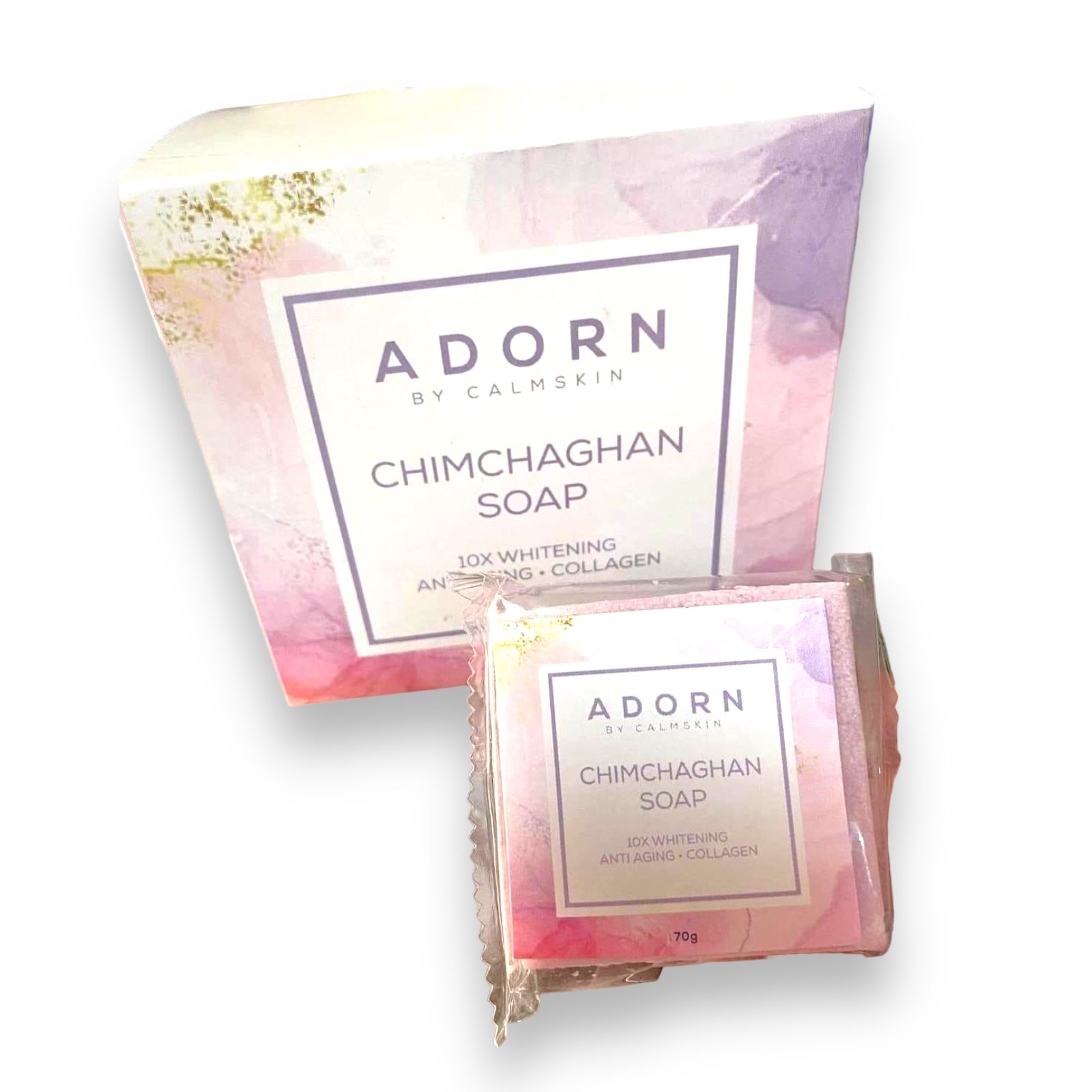 Calm Skin - Adorn Chimchaghan Soap 10X Whitening - Anti Aging - Collagen - 70g