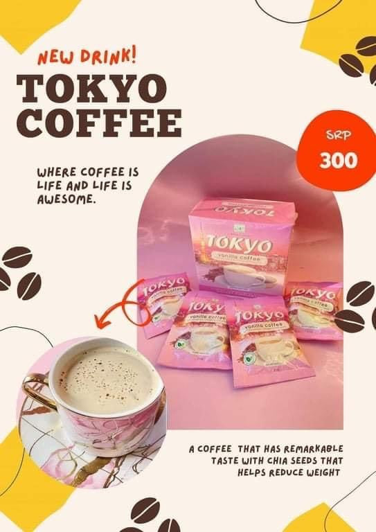 Tokyo Vanilla Coffee - NAMIROSEUS Slimming Coffee 10 x 21g - My Care Kits