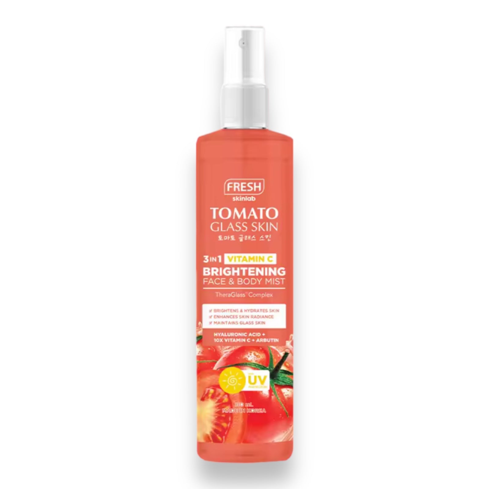 Fresh SkinLab - Tomato Glass Skin 3 in 1 Brightening Face and Body Mist - 150 ml
