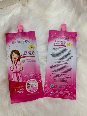 Brilliant Skin Essentials Sunblock / Sunscreen Cream Refill Sachet 50g
