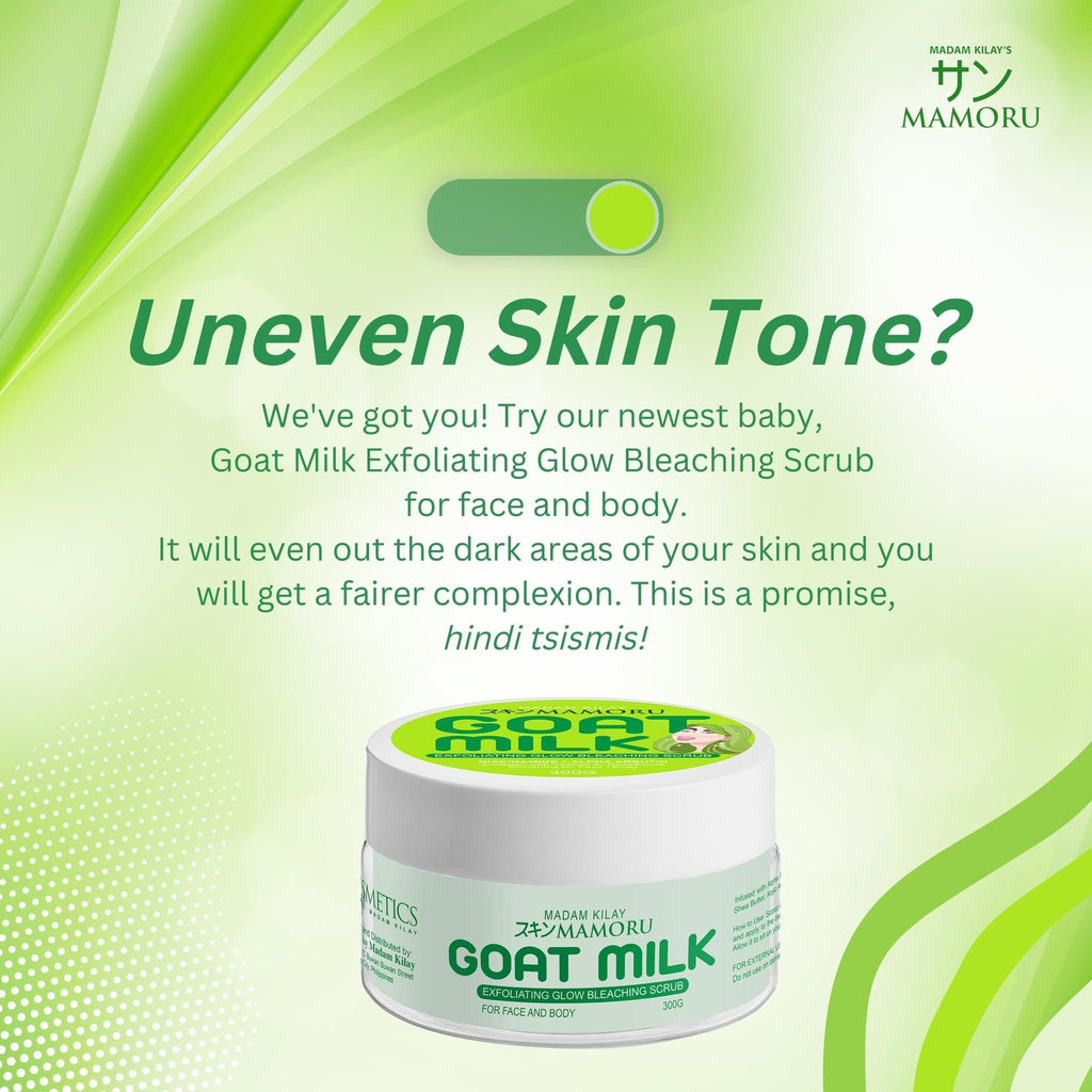 Madam Kilay - Mamoru Goat Milk Exfoliating Glow Bleaching Scrub 300g - My Care Kits