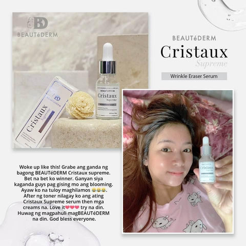 Beautederm Cristaux Supreme | Wrinkle Eraser Serum 15ml