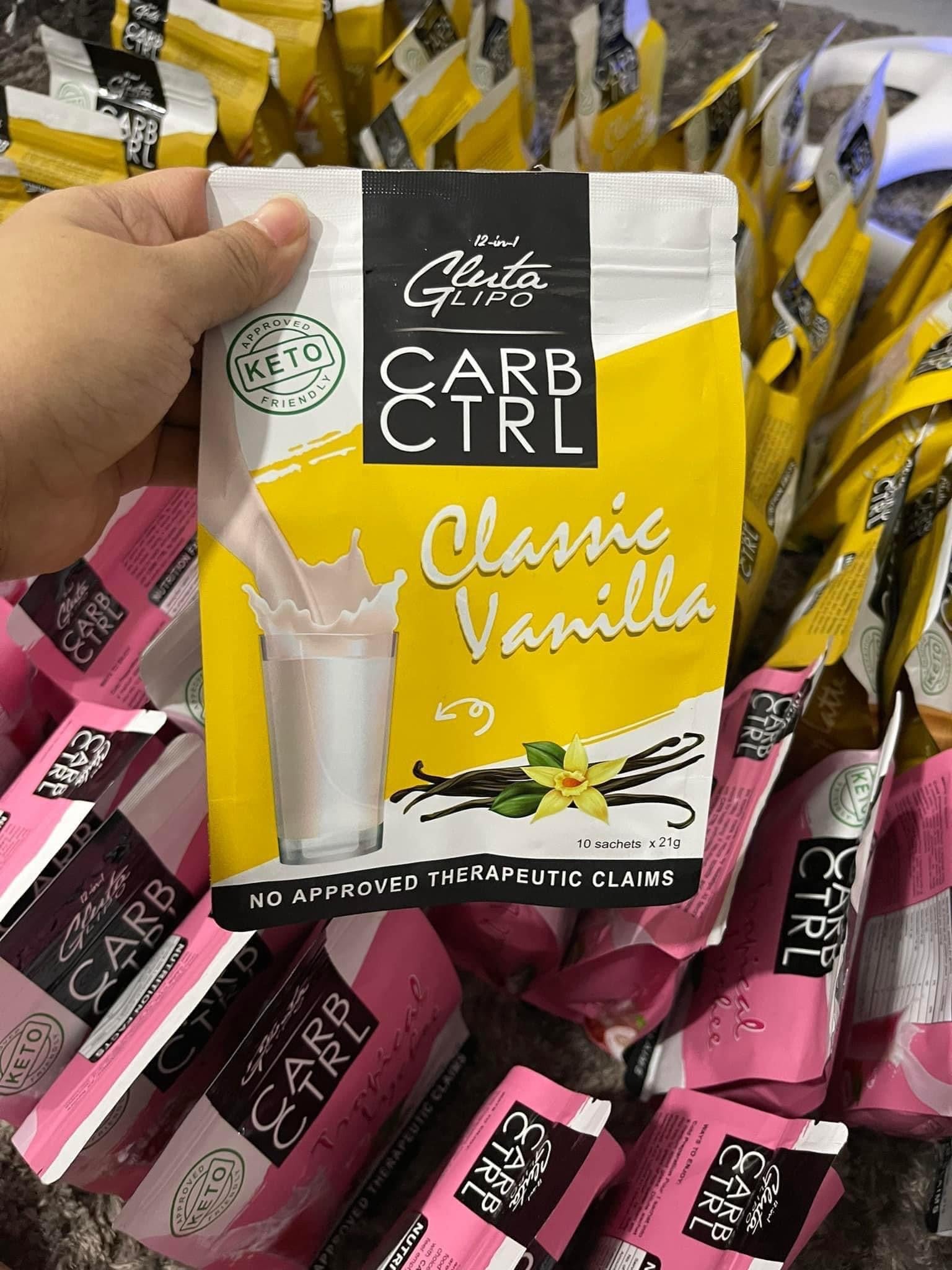 Gluta Lipo - CARB CTRL - Classic Vanilla 10 x 21g - My Care Kits